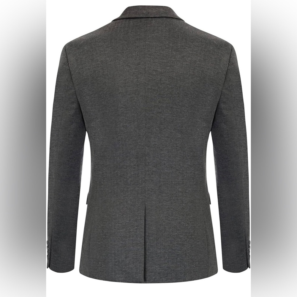 NWT Paul Jones Men's Herringbone Blazer Jacket Size XL - Picture 2 of 8
